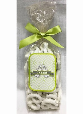 Green Baby Bottle Yogurt Covered Pretzels