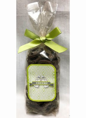 Green Baby Bottle Milk Chocolate Covered Pretzels