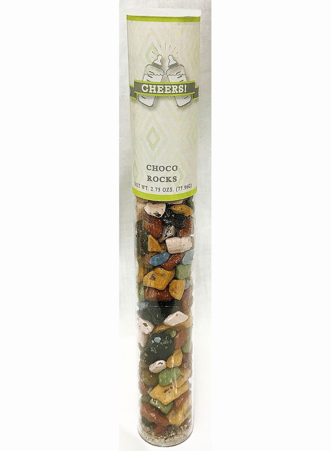 Green Baby Bottle Tube of Choco Rocks