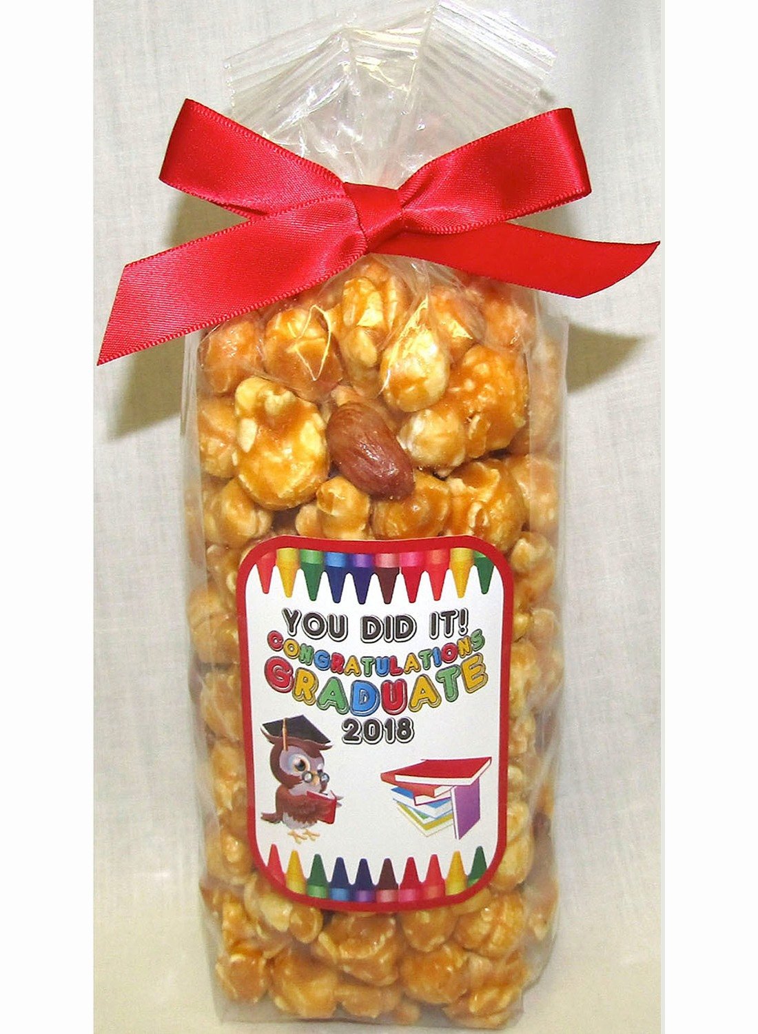 Kid Graduation Bag of Gourmet Almond Caramel Popcorn