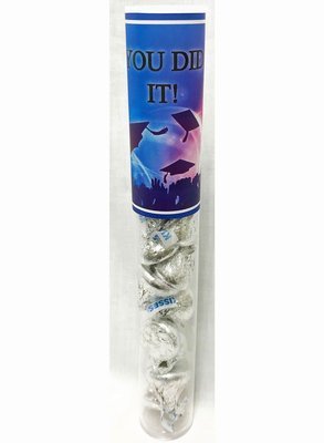 Graduation Celebrate Tube of Kisses Chocolates