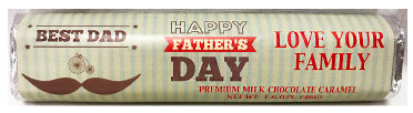 Father's Day Premium Milk Chocolate Caramel Bar
