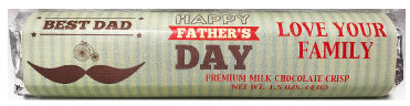 Father's Day Premium Milk Chocolate Crisp Bar