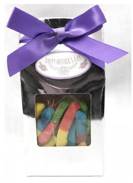 Mother's Day Silver Gable Box Filled with Any Candy