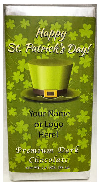 St. Patrick's Day Premium Dark Chocolate Tablet