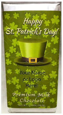 St. Patrick's Day Premium Milk Chocolate Tablet