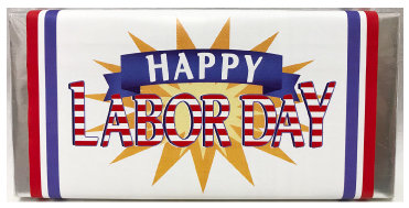 Labor Day Premium Milk Chocolate Tablet with Almonds