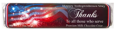 Independence Day Premium Milk Chocolate Crisp Bar