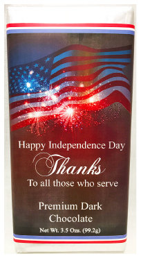 Independence Day Premium Dark Chocolate Tablet