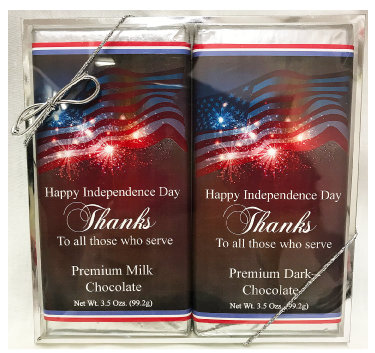 Independence Day 2 Pack Tablets (Premium Milk Chocolate & Dark Chocolate Tablets)