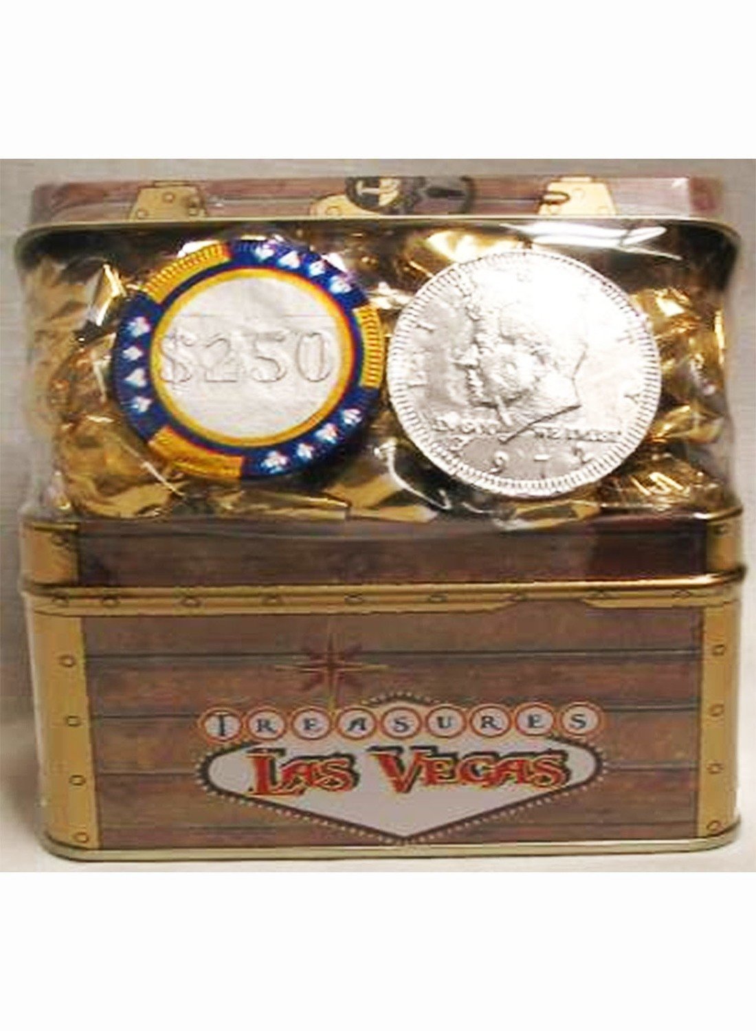 LV Night Treasure Chest w/ Chocolate Coins & Hard Candies