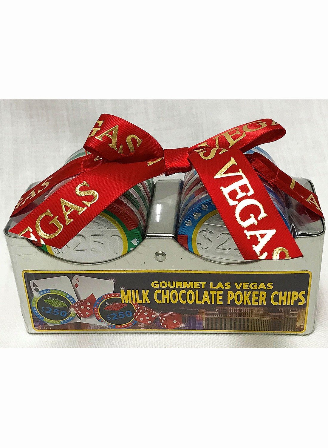 LV Night 2 Row Rack w Poker Chips