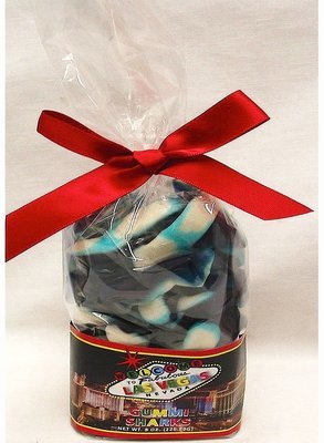 LV Night Color Welcome Sign Bag of Gummi Sharks