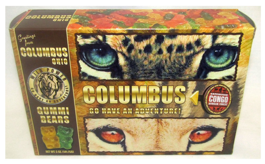 Columbus 6.5" Length X 4.25" Wide Box Of Gummi Bears
