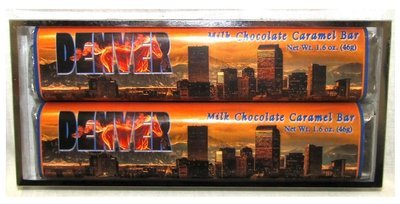 Denver 2 Pack Candy Bars - Milk Chocolate Caramel