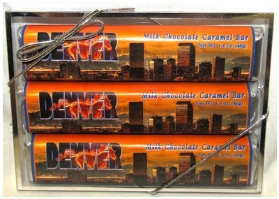 Denver 3 Pack Candy Bars - Milk Chocolate Caramel