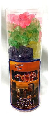 Denver Cave Crystals in a Tall Tube