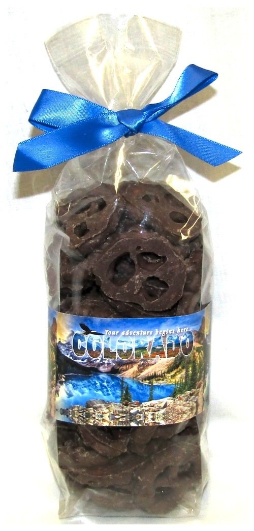 Colorado Milk Chocolate Covered Pretzels in a Bag