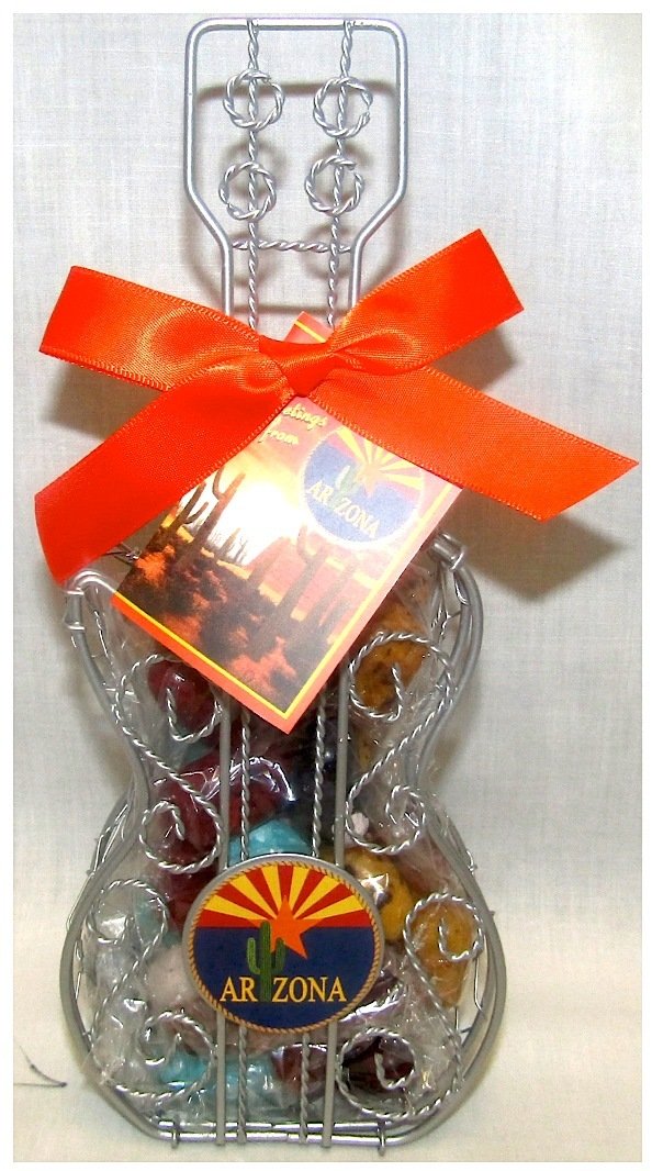 Arizona Desert Wire Guitar with Desert Jelly Beans