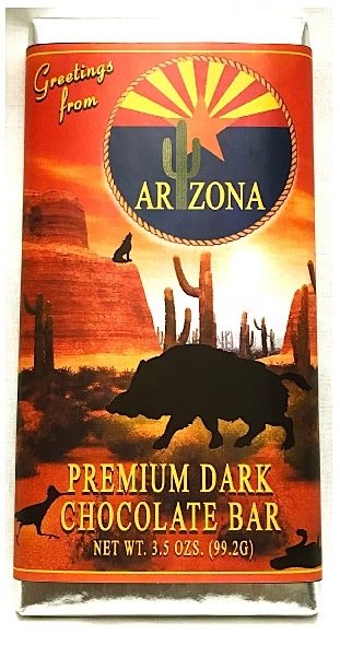 Arizona Desert Large Premium Dark Chocolate Bar