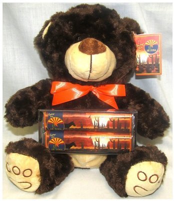 Arizona Desert Large Plush Bear with 2 Pack Chocolate Bars