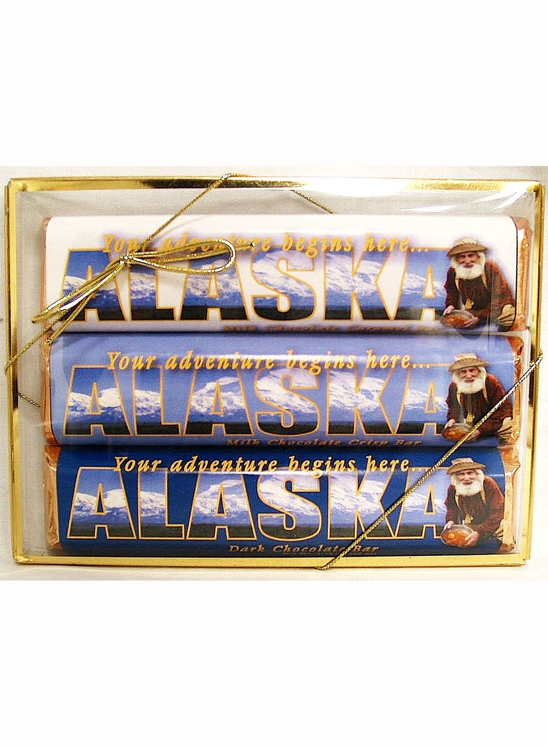 Alaska 3 Pack Candy Bars- Milk Chocolate Caramel, Crisp & Dark