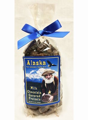 Alaska Milk Chocolate Covered Pretzels in a Bag