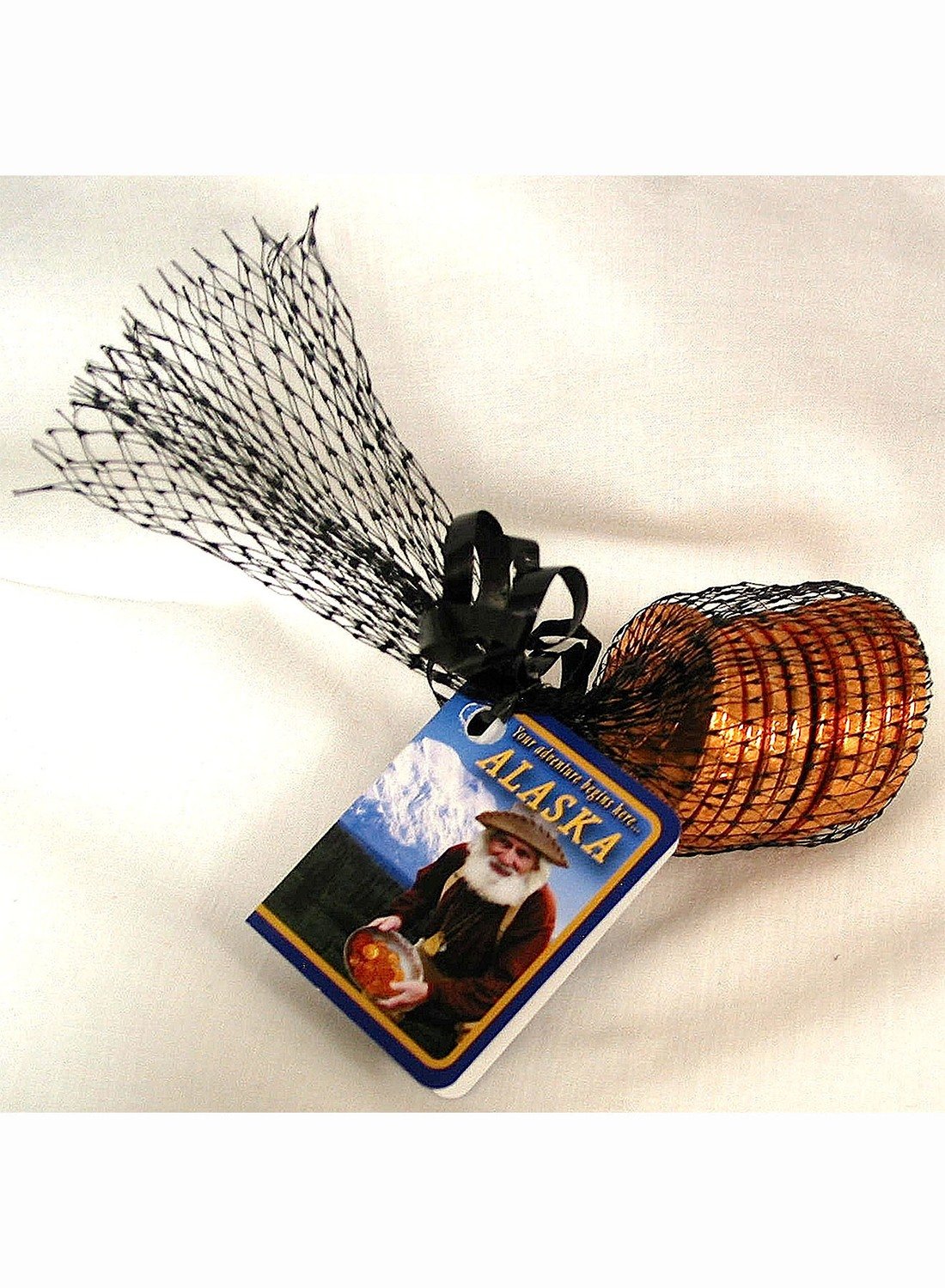 Alaska Mesh Bag w/ (10) Gold USA Coins & Card