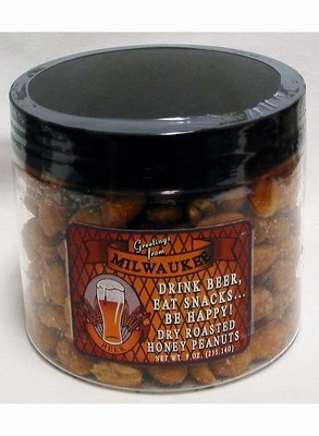 Wisconsin Brewery Tube of Honey Roasted Peanuts