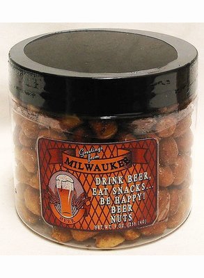 Wisconsin Brewery Tube of Beer Nuts