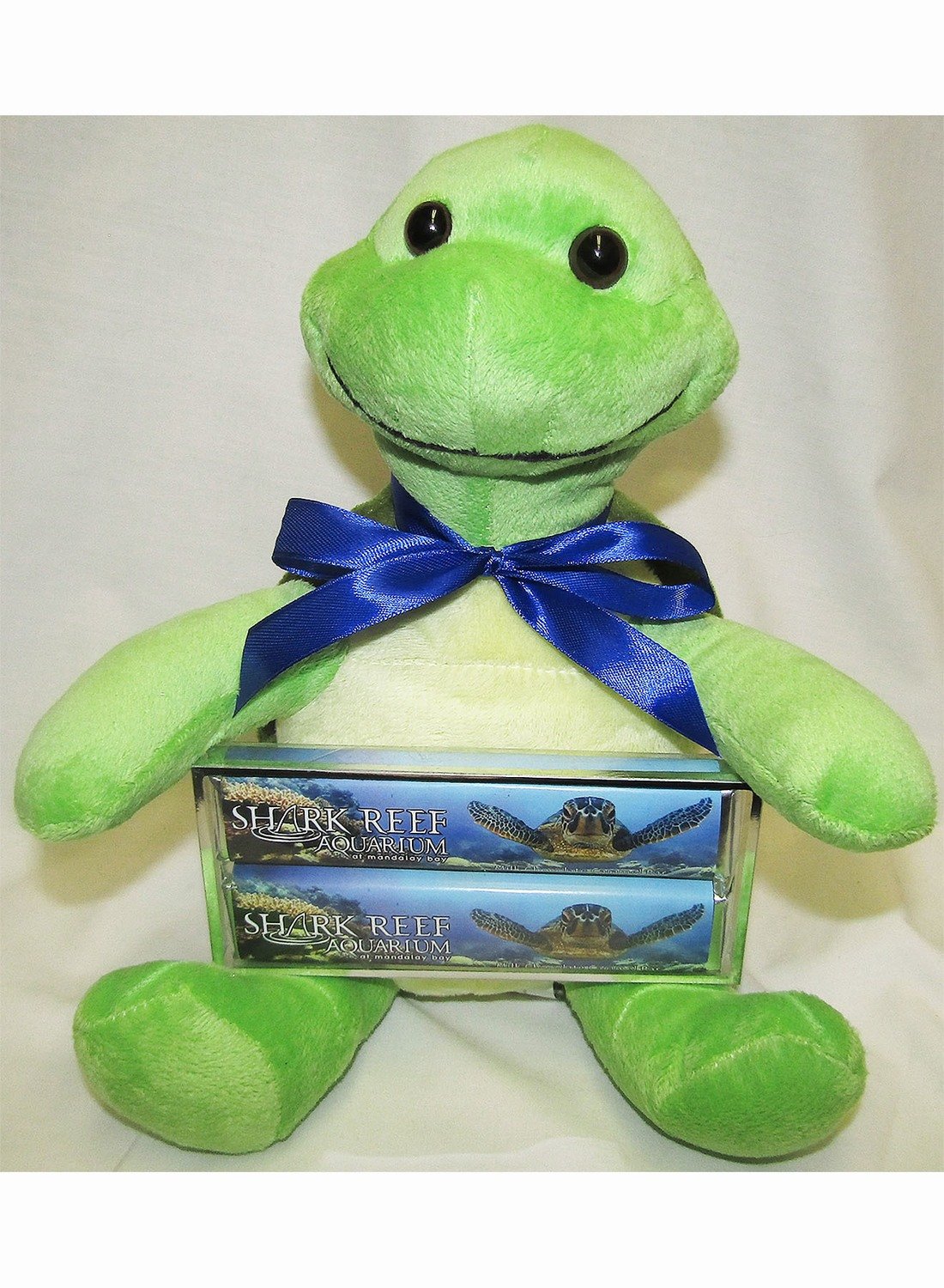 Aquarium Large Turtle with 2 Pack Candy Bars (2 Caramel Bars)