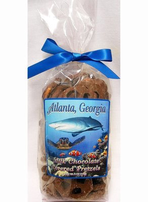 Aquarium Chocolate Pretzels in a Bag