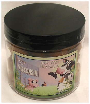 Wisconsin Farm Tube Of Peanut Butter Filled Pretzels