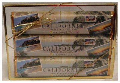 Cali Beach 3 Pack Candy Bars - Milk Chocolate Caramel, Crisp, & Dark