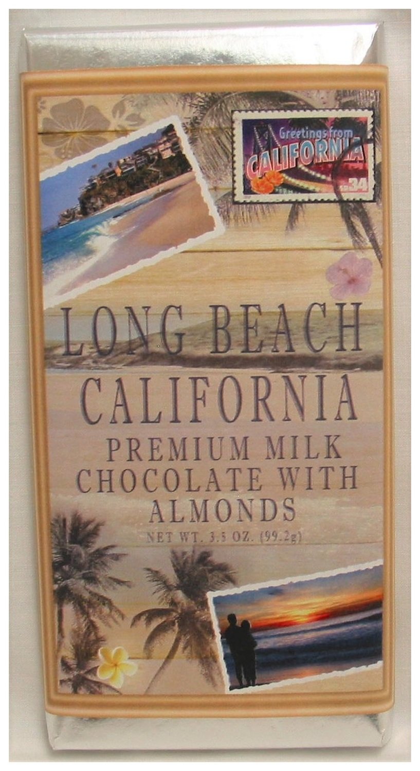 Cali Beach Milk Chocolate Tablet with Almonds