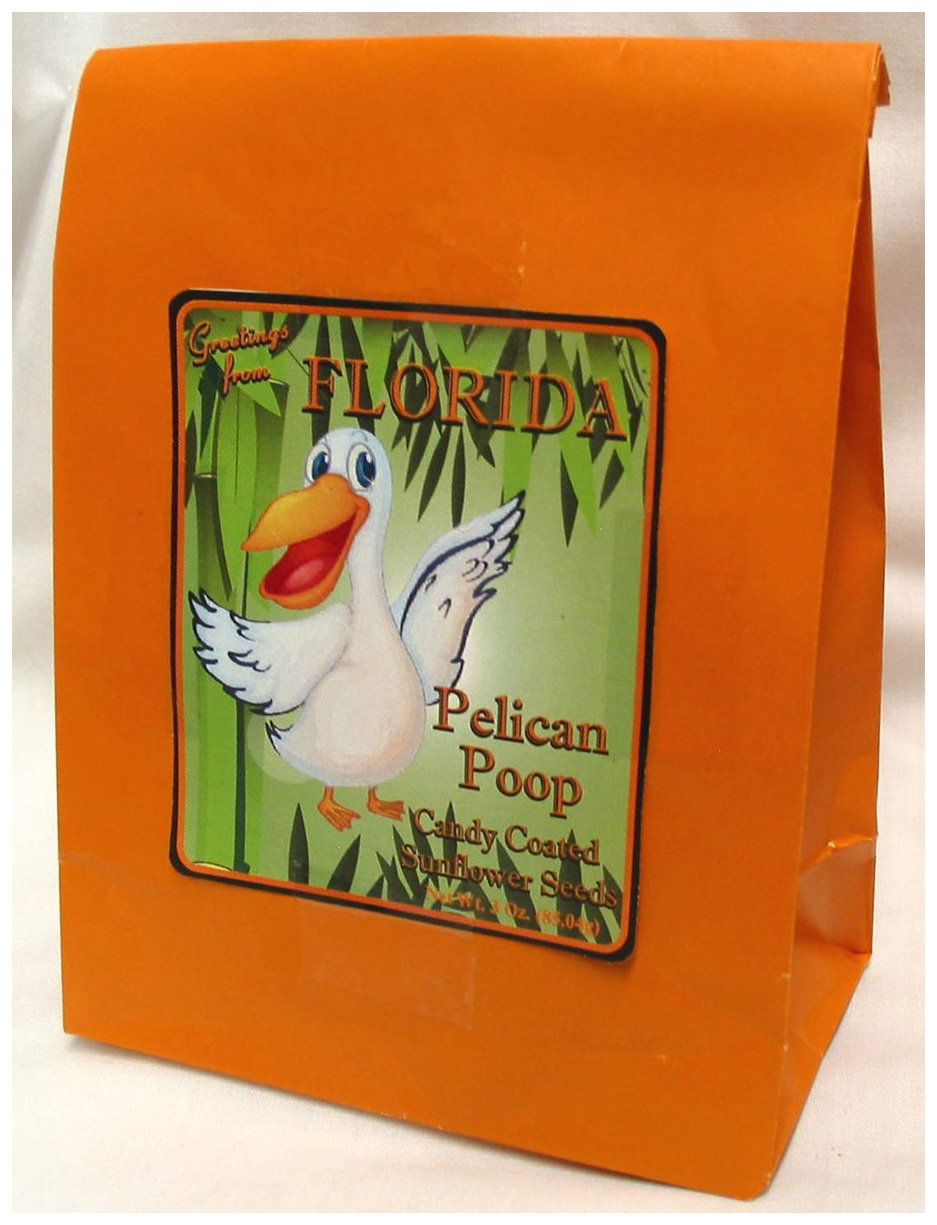 Florida Pelican Poop Candy Coated Sunflower Seeds