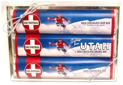 Ski Patrol 3 Pack Milk Chocolate Bars - Milk Chocolate Caramel, Crisp, & Dark