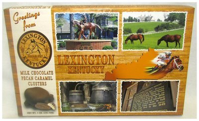 Lexington 9.5" Length X 6" Box Of Pecan Caramel Clusters