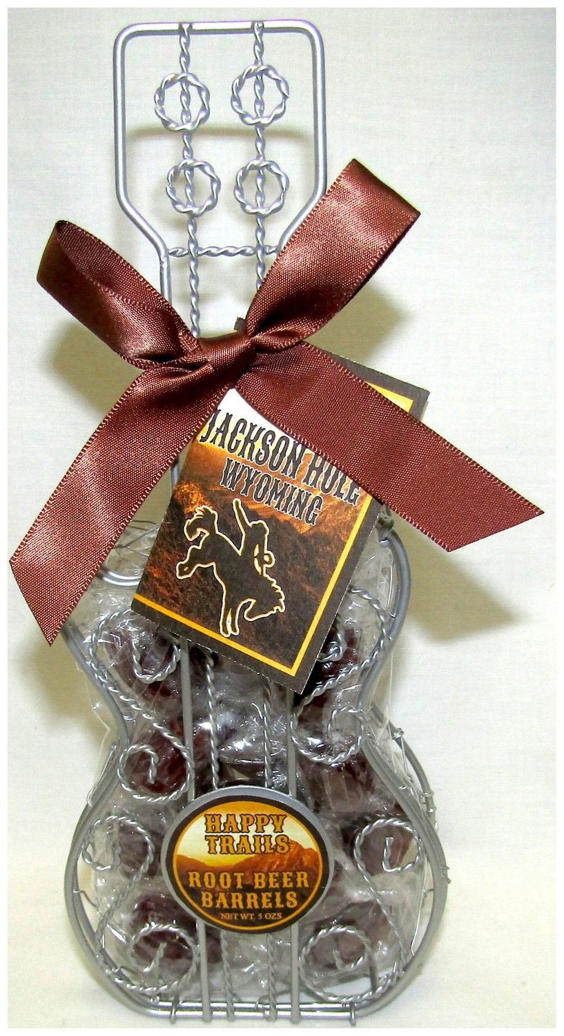 Wyoming Wire Guitar Filled Root Beer Barrels