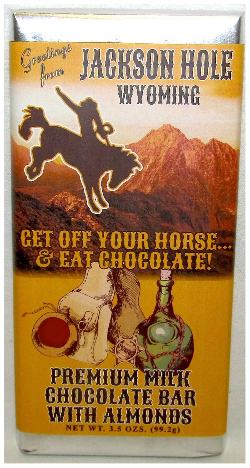 Wyoming Premium Milk Chocolate with Almonds Bar