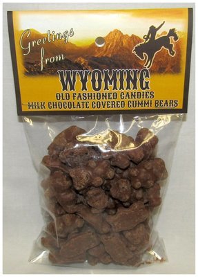 Wyoming Header Bag of Chocolate Gummi Bears