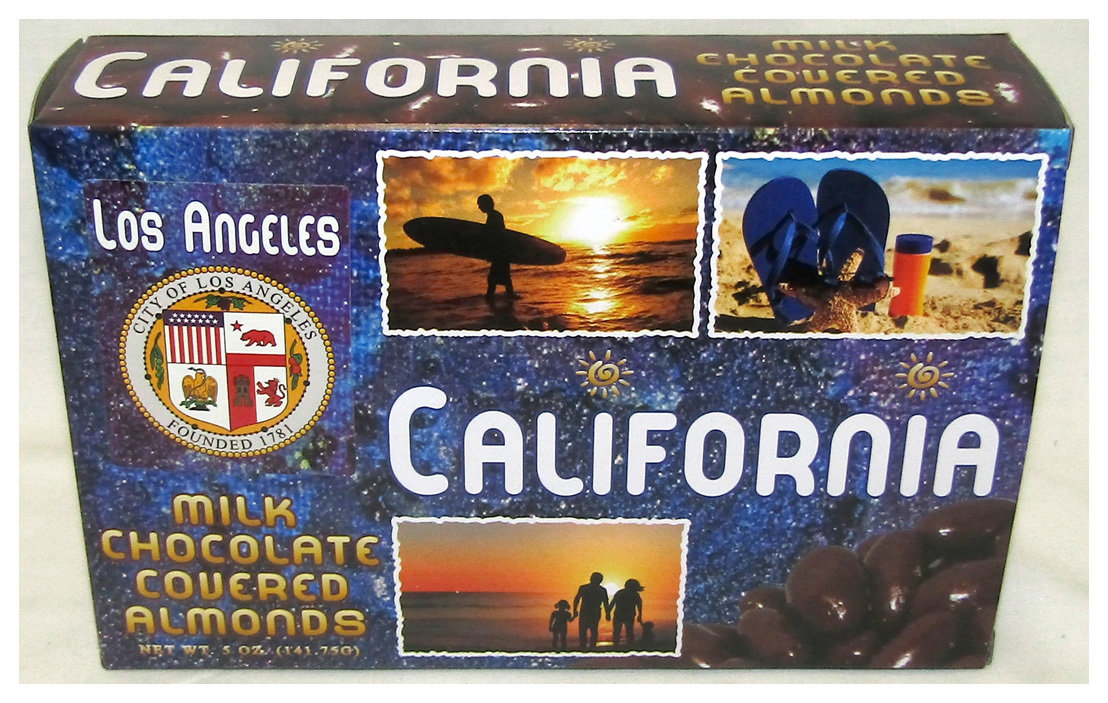 LAX Milk Chocolate Covered Almonds Net Wt 5oz
