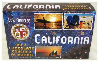 LAX Milk Chocolate Covered Almonds Net Wt 5oz