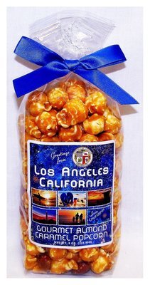 LAX Gourmet Almond Caramel Popcorn Net Wt 8oz