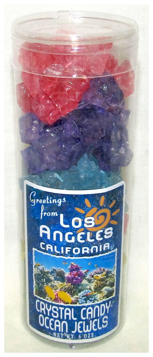 LAX Tube Of Crystal Candy Ocean Jewels Net Wt 6oz