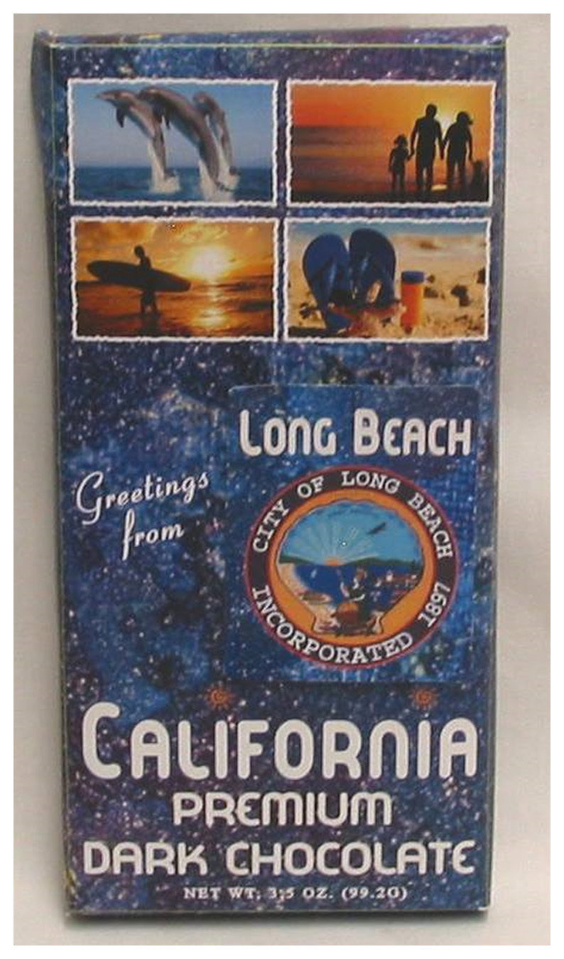 Long Beach Tablet Box with Dark Chocolate Bar