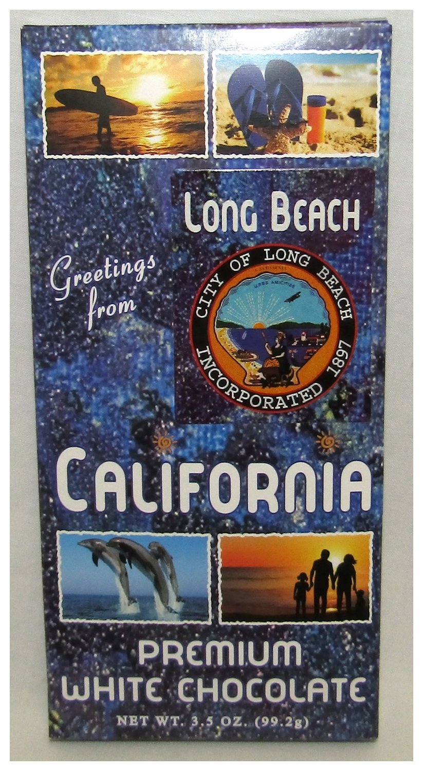 Long Beach Tablet Box with White Chocolate Bar