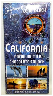 Long Beach Tablet Box with Milk Chocolate Crunch Bar