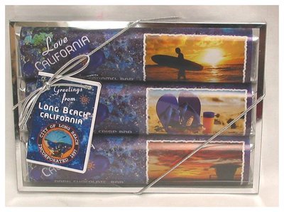 Long Beach 3 Pack Candy Bars - Milk Chocolate Caramel