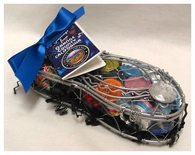 Orange County Wire Flip Flop w Small Gourmet Milk Chocolate Coins